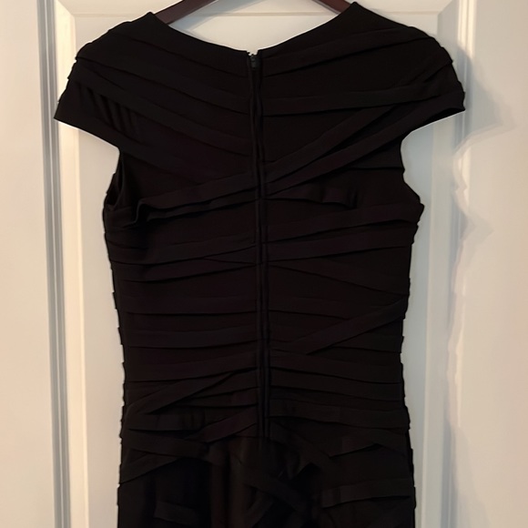 Tadashi Shoji - Black Ruched Dress - Picture 7 of 11